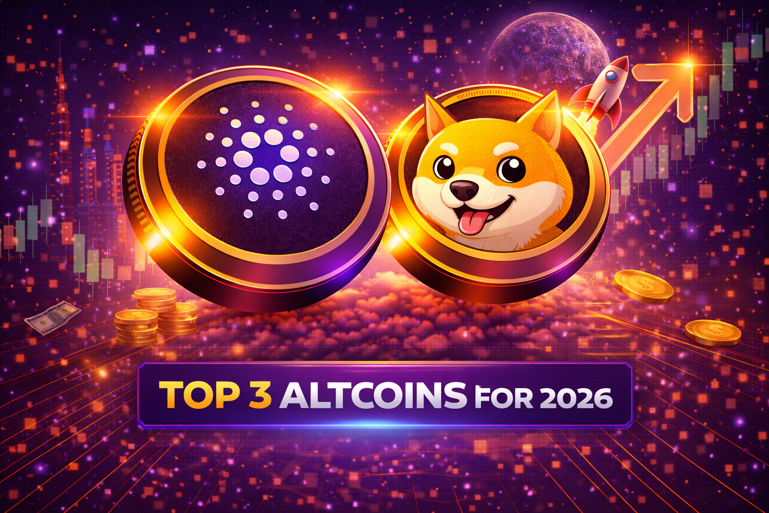 Top 3 altcoins for 2026, experts highlight one new crypto under $1