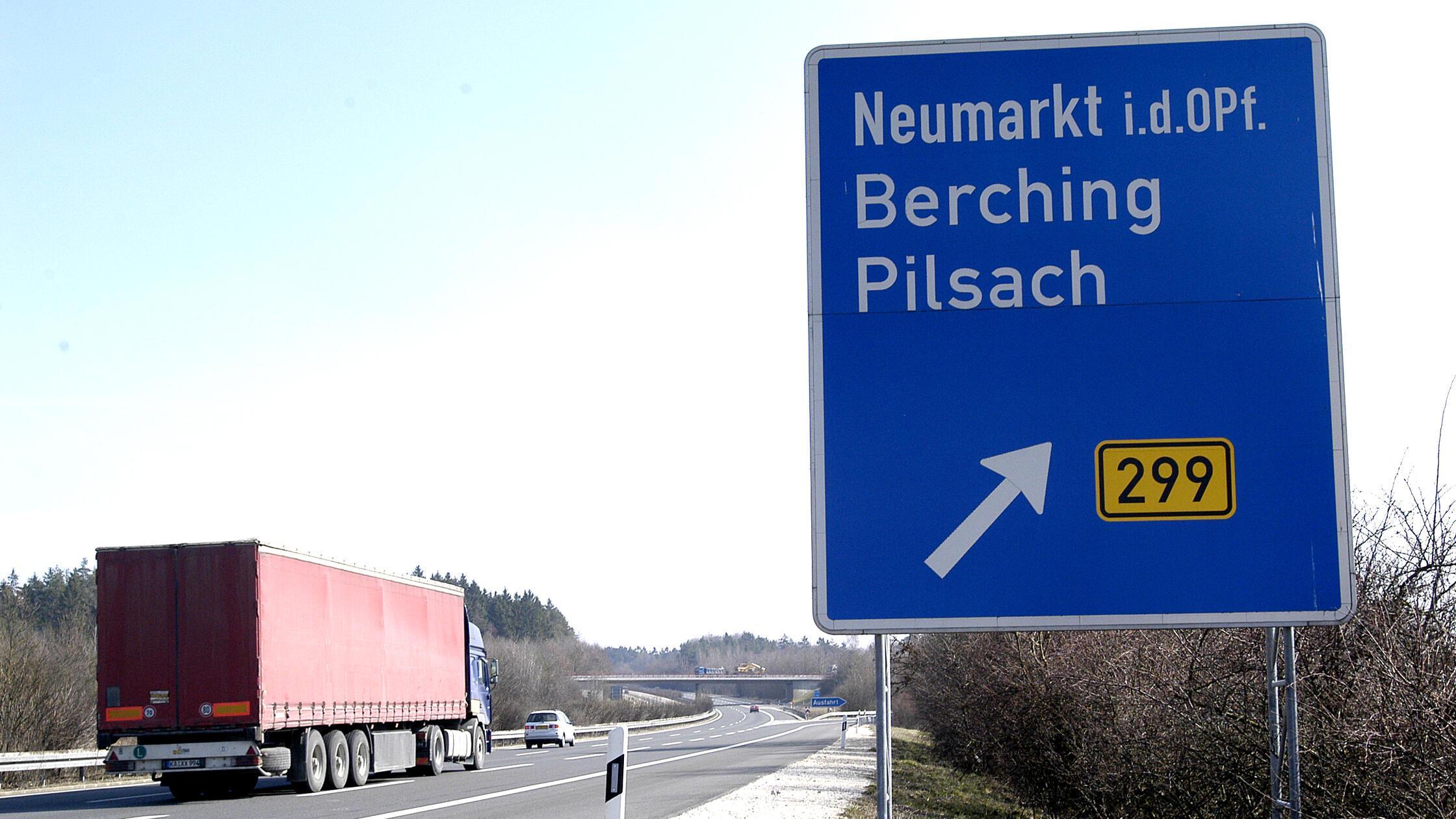 Autohof A3 Richtung Nrnberg