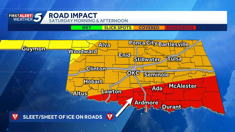 Check out the road conditions map as winter storm leaves snow, ice on ...
