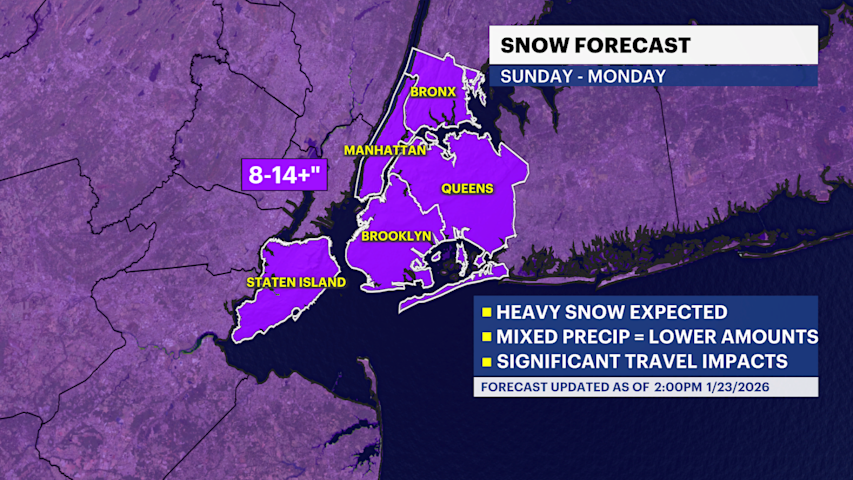 Storm watch: Severe cold followed by high impact winter storm The Bronx ...