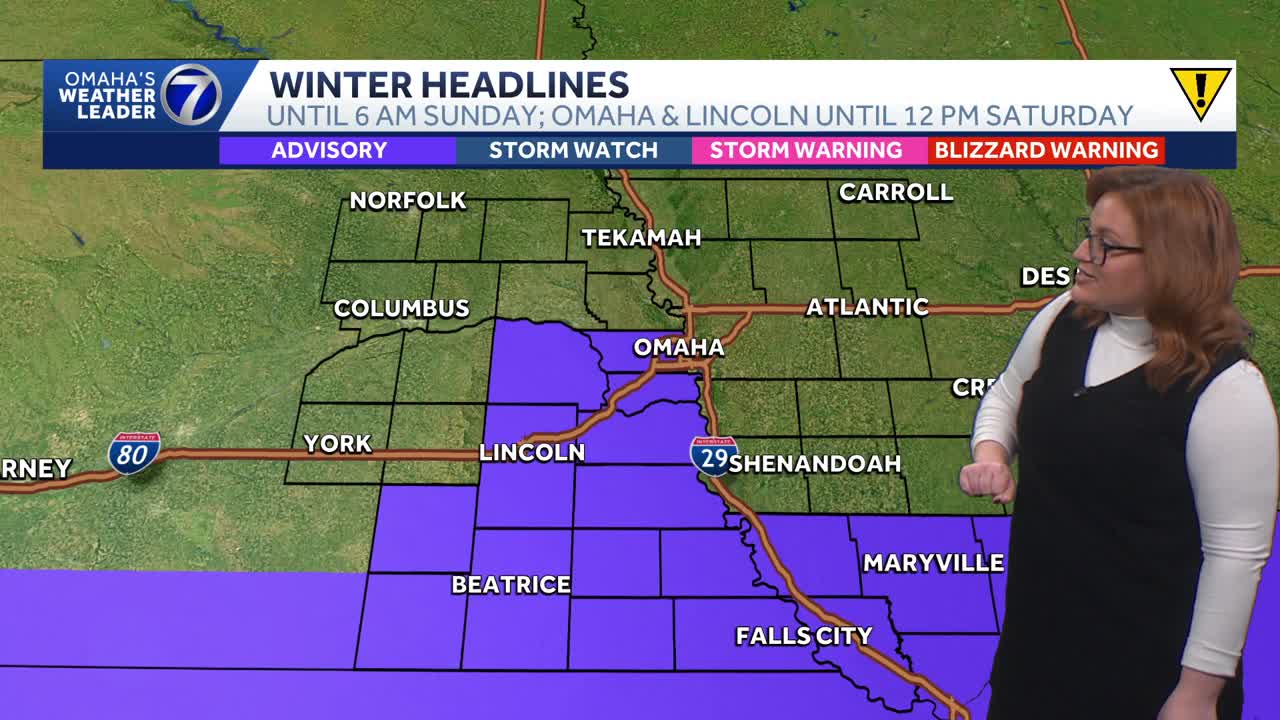 Light snow, brutal cold Saturday for Omaha area