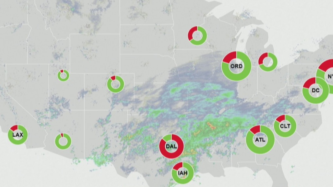 Flight cancellations, power outages reported as winter storm moves into ...