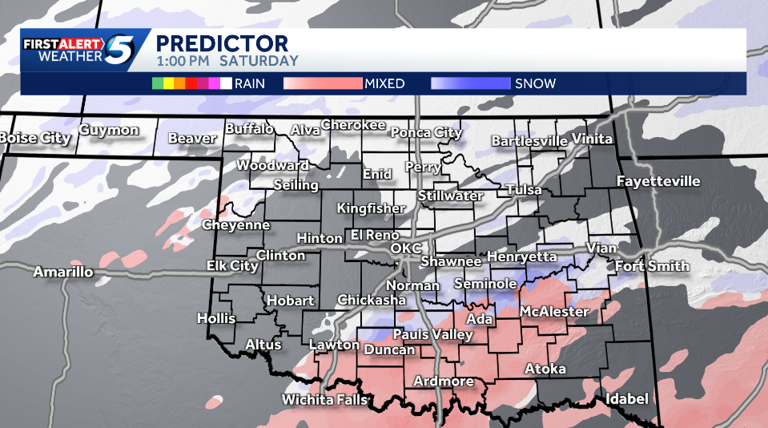 Oklahoma winter storm: Another round of heavy snow expected Saturday night