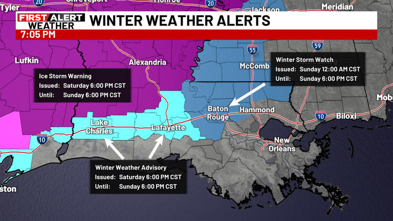 First alert: Major winter storm arrives this weekend