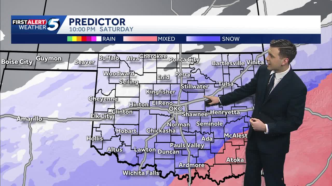 Oklahoma winter storm: Heavier snow expected Saturday after several ...