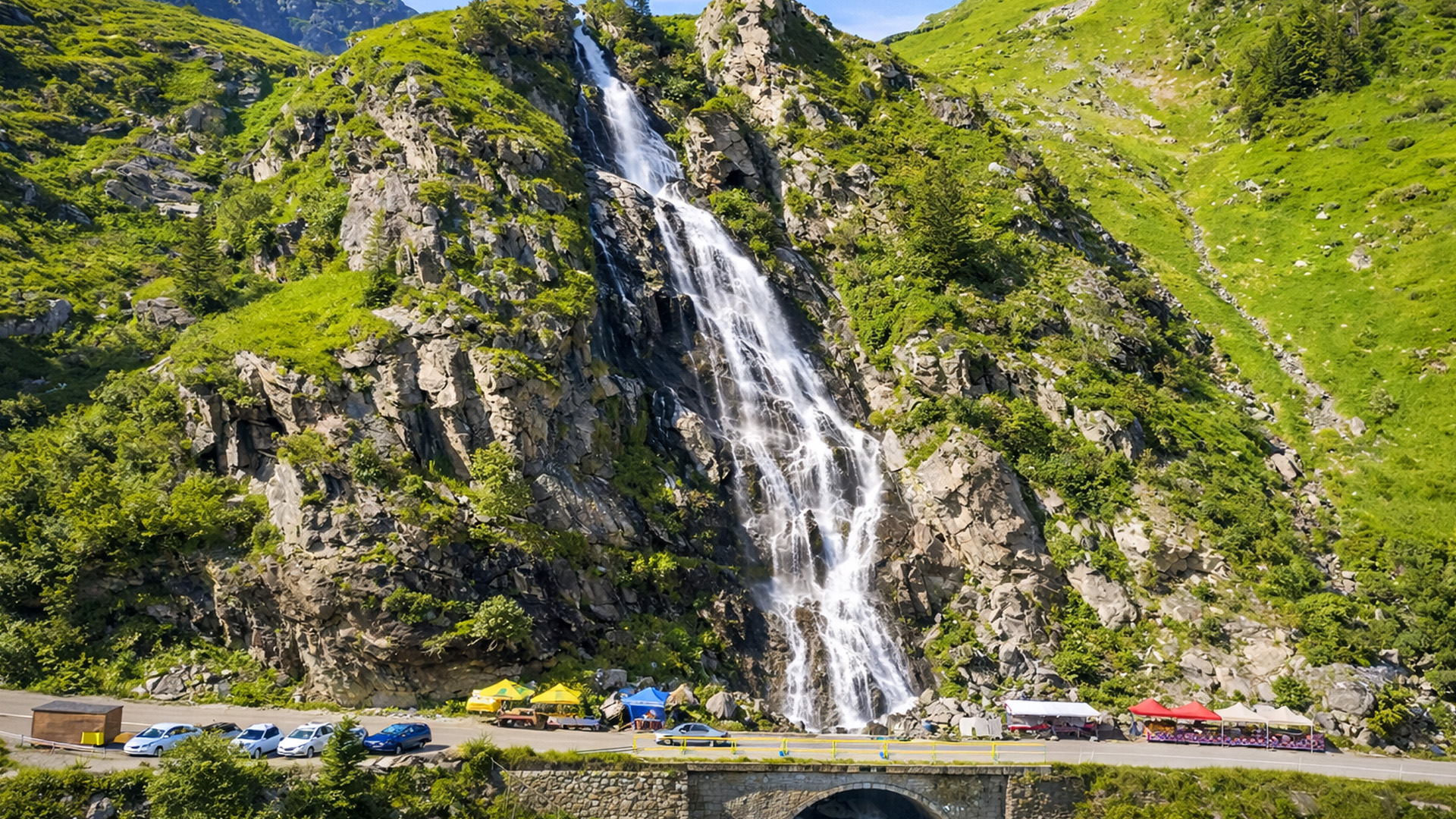 Waterfall you can drive to