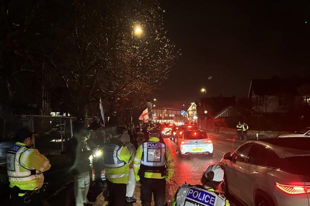 Council and police have discussed moving asylum hotel protests, meeting ...