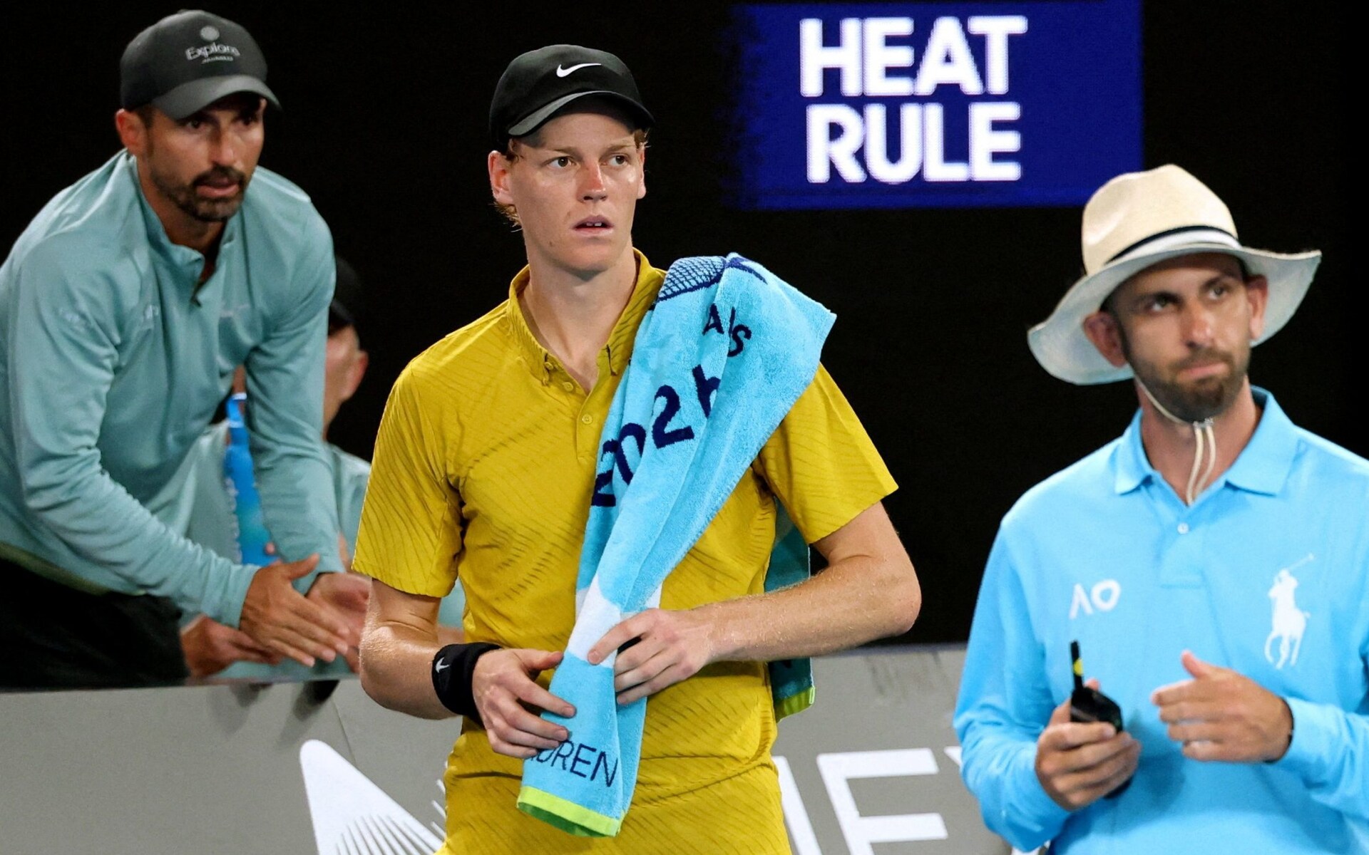 Jannik Sinner saved from shock defeat at Australian Open by controversial heat rule<br>