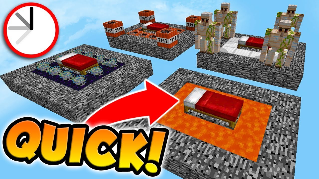 Only five minutes to break all beds in Minecraft Bed Wars