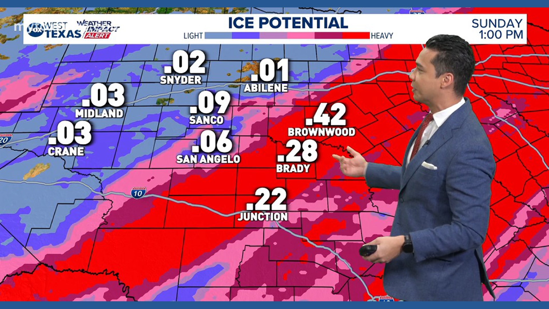 West Texas impacted by winter storm with freezing temps, slick roads