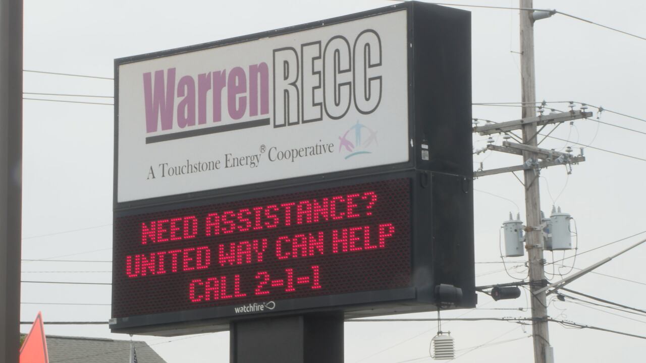 Warren RECC confirms downed lines, power outages