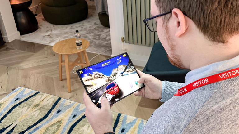 Samsung’s Galaxy Z TriFold is a 10-inch tablet that fits in your pocket ...