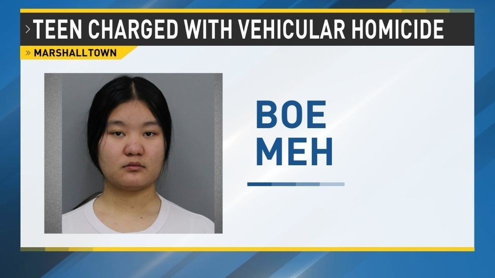 Marshalltown teen charged with vehicular homicide in October crash