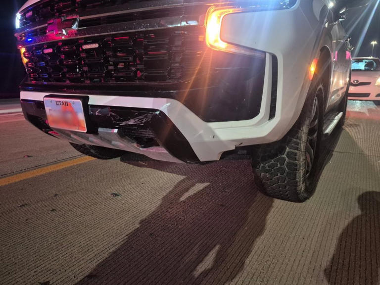 Deputies crash into wrong-way driver in Utah County