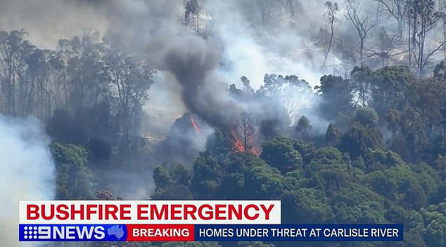 Too late to leave: Urgent warning is issued as seven major bushfires ...
