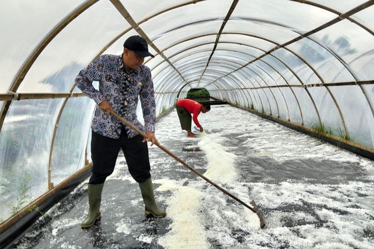 Mengunjungi Terowongan Garam Cemara Kulon, Cara Petani Produksi Saat Hujan Mengunjungi Terowongan Garam Cemara Kulon, Cara Petani Produksi Saat Hujan