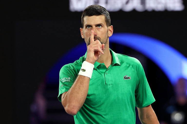 Novak Djokovic narrowly misses ball girl after smashing tennis ball in ...
