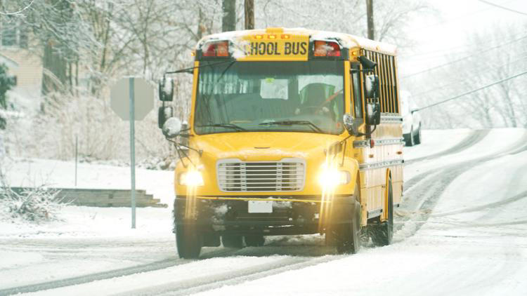 Tuesday closings and delays announced due to winter weather