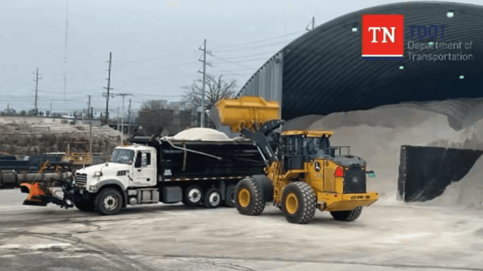 TDOT crews work to prepare roads for winter weather and icy conditions