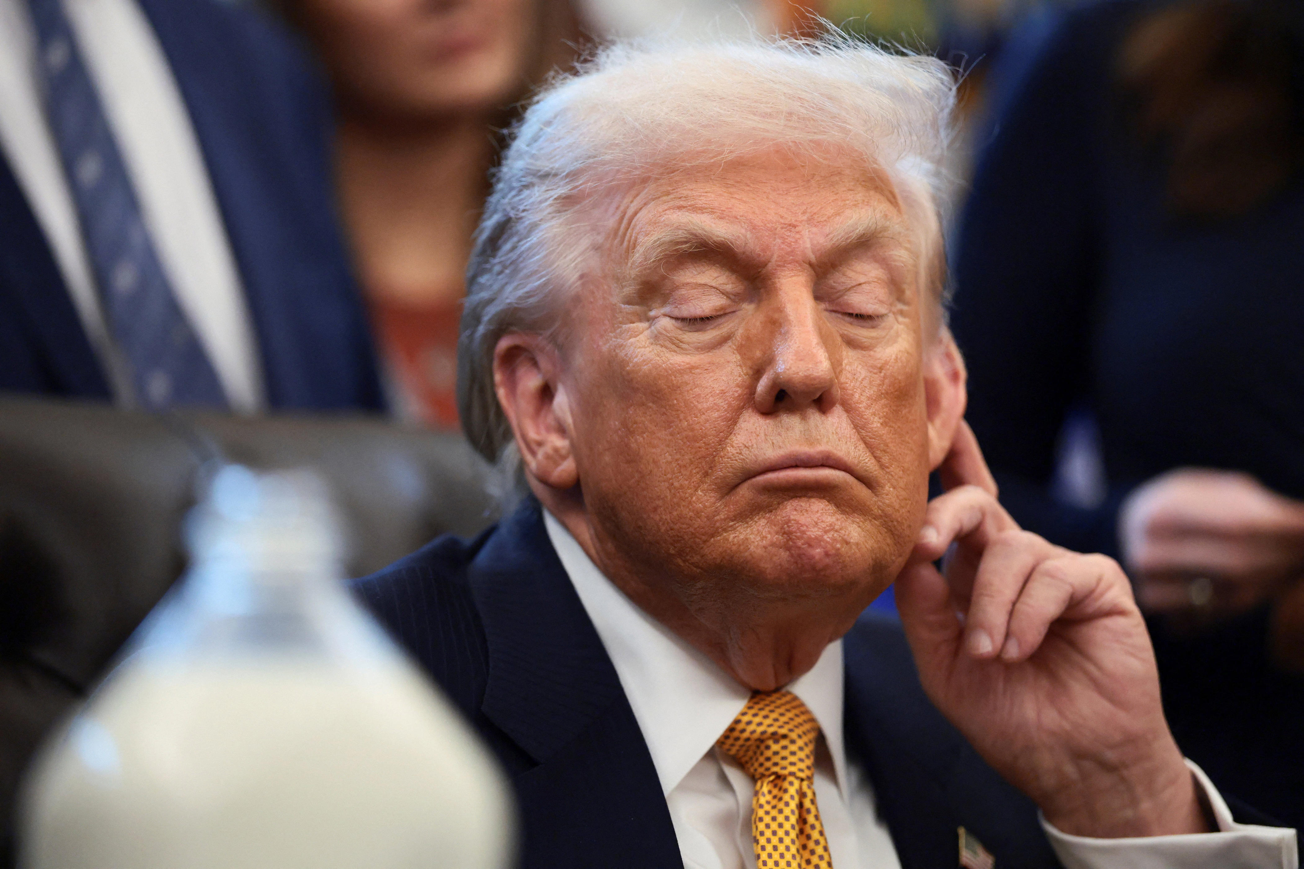 Trump vows to skip Super Bowl, bashes Bad Bunny and Green Day<br><br>