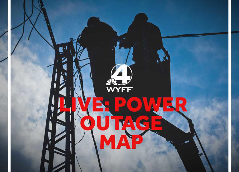 Live map: Track power outages across SC and NC