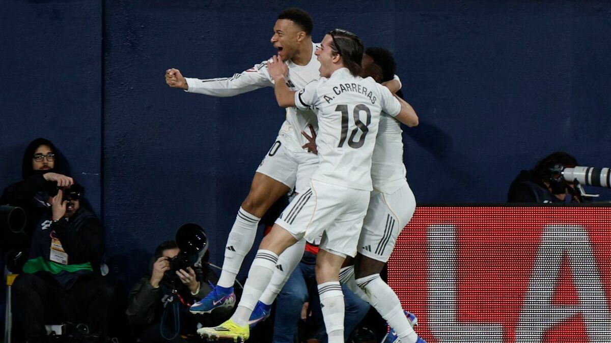 Con doblete de Mbappé, Real Madrid supera al Villarreal y toma la cima ...