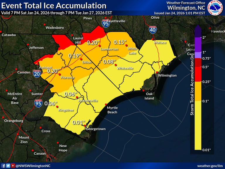 What to expect in Wilmington as winter storm moves into North Carolina