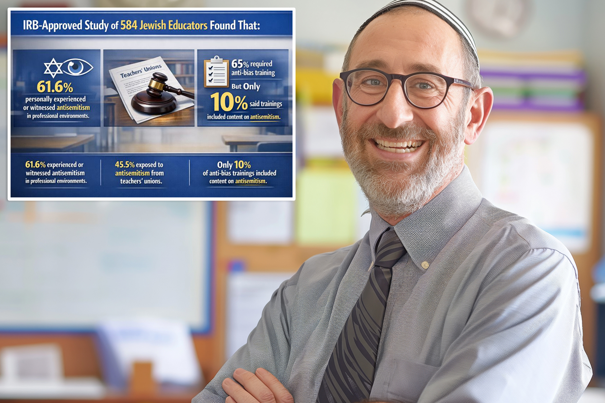 Over 60% of US Jewish educators reportedly experience antisemitism in ...
