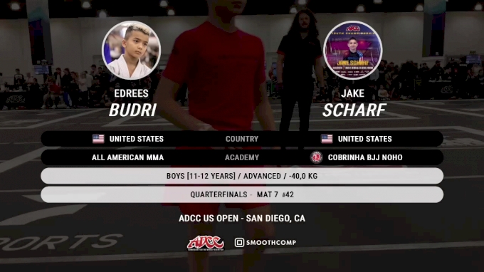 Jake Scharf vs Edrees Budri 2026 ADCC San Diego Open
