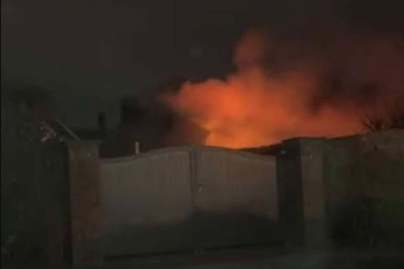 Warning issued to residents as fire crews tackle blaze