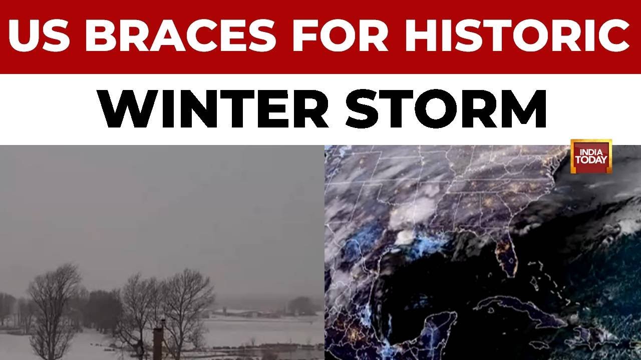 US braces for historic winter storm as over 10,000 flights cancelled