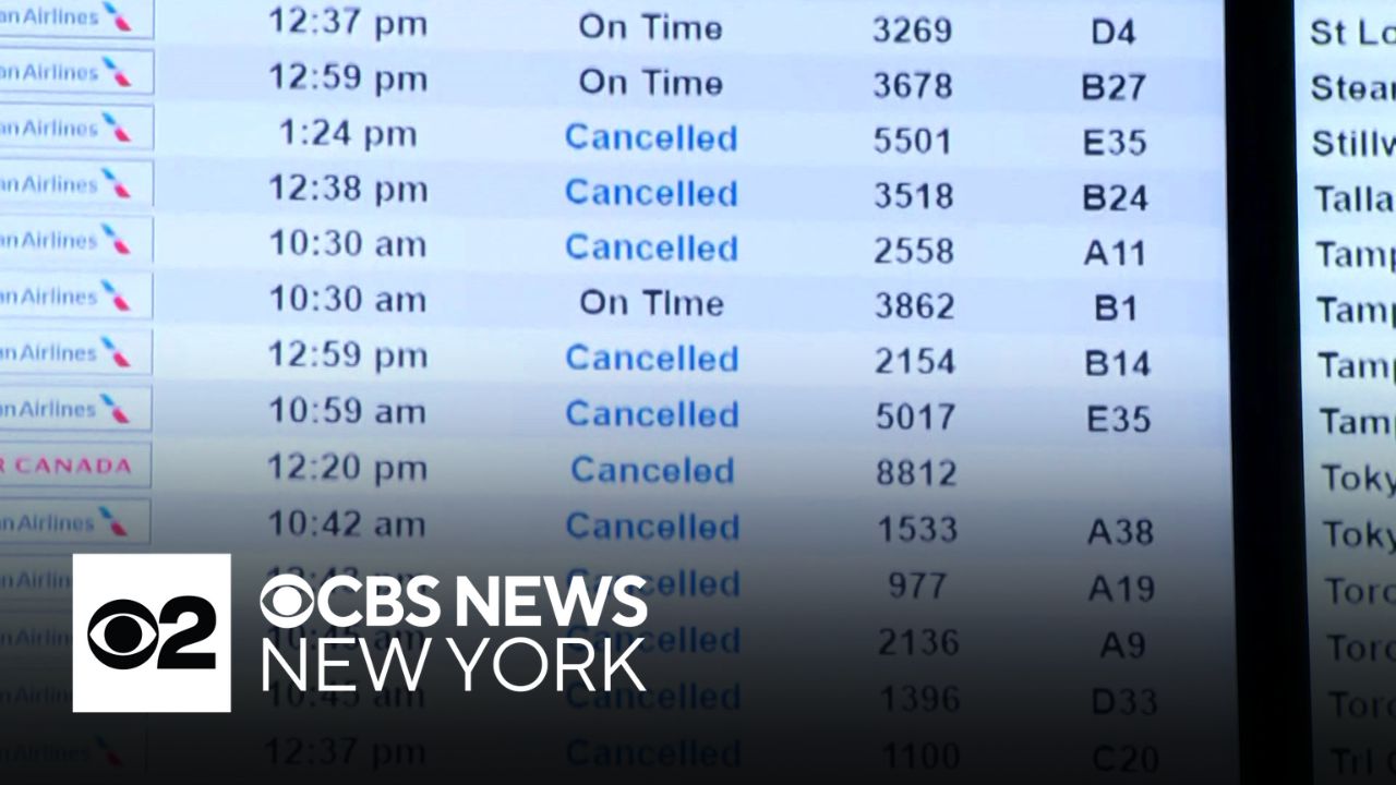 Thousands of flights canceled due to winter storm