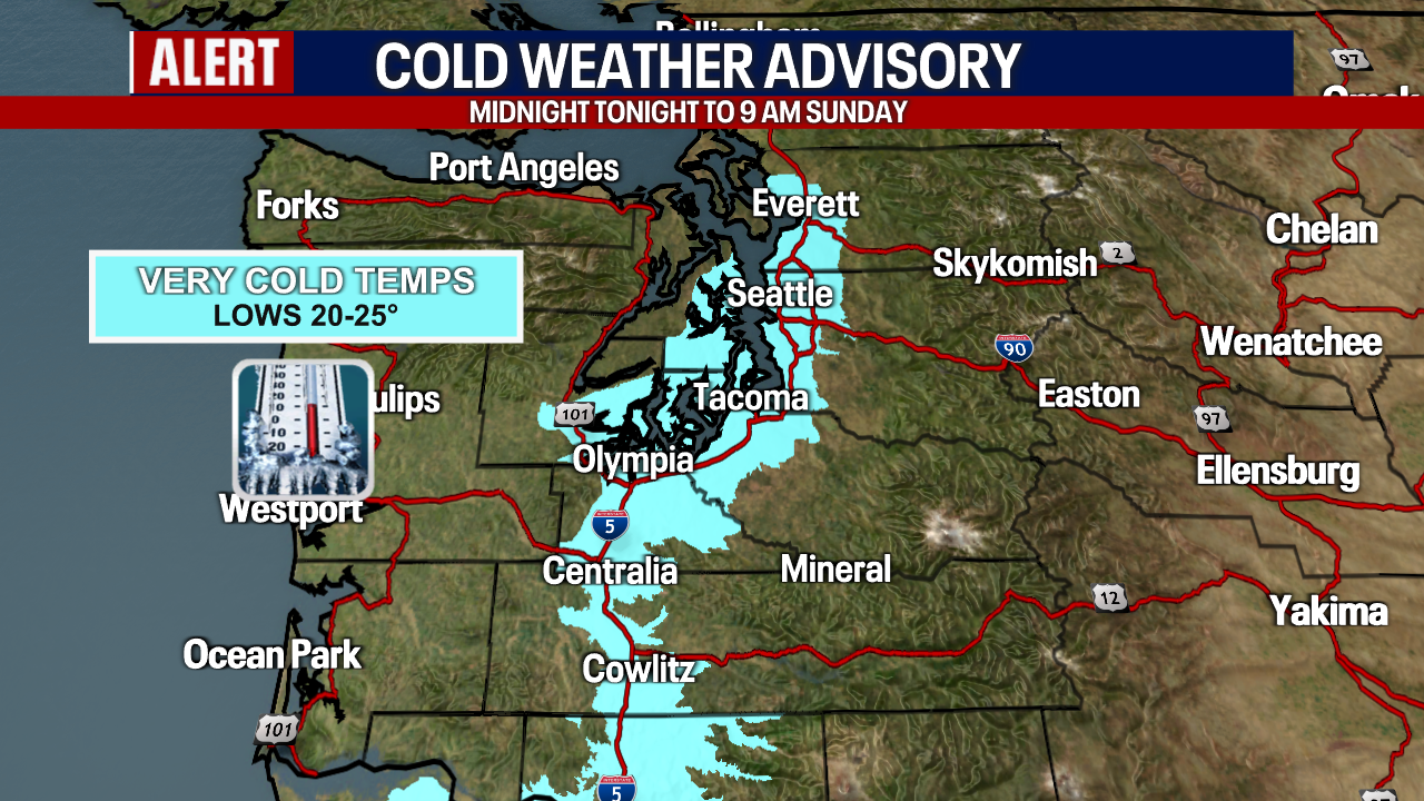 Frigid weather for the start of Seattle Seahawks Sunday