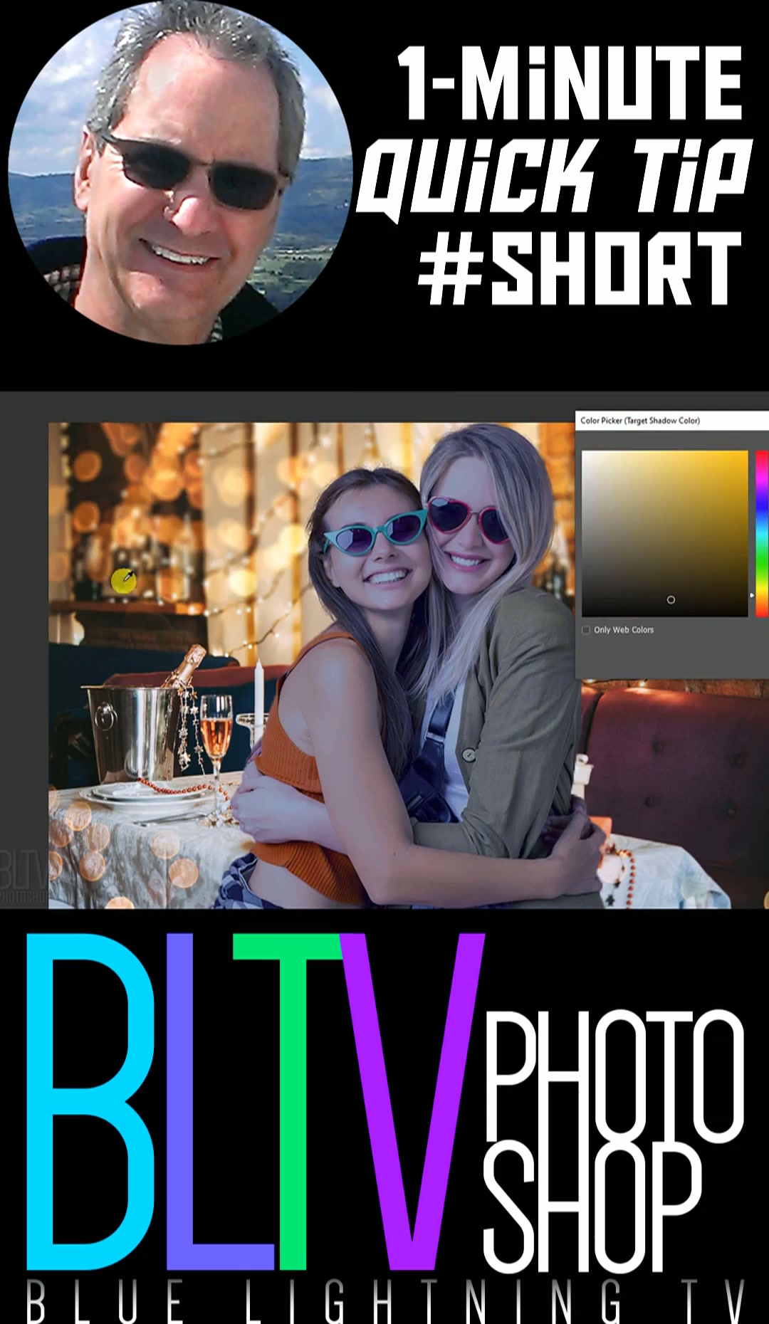 1-minute #short: Color-correcting photo composites