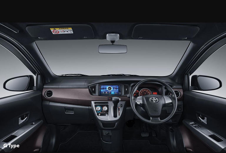 tampilan dasbor Toyota Calya