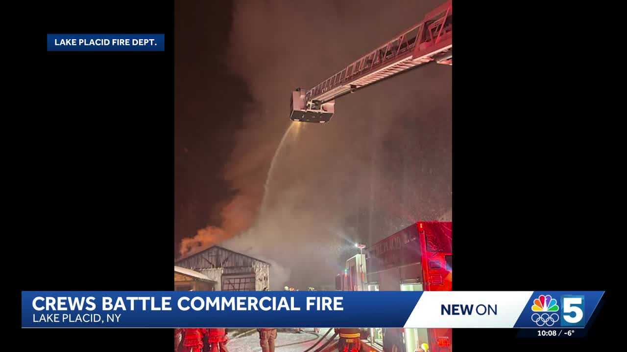 Commercial building total loss after Lake Placid fire