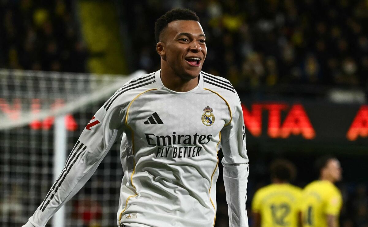 Mbappé guía al Real Madrid a la victoria con doblete frente al Villarreal