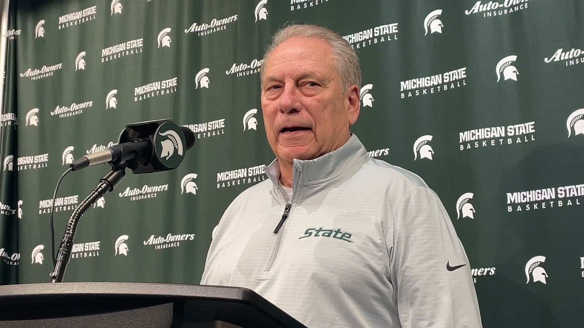 Michigan State Spartans head coach Tom Izzo on the three big runs ...