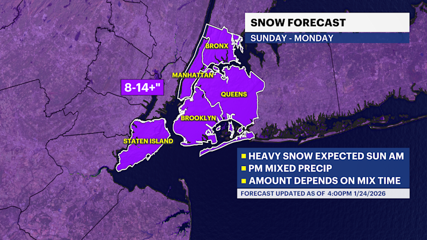 Storm watch: Heavy snow and bitter cold ahead in the Bronx