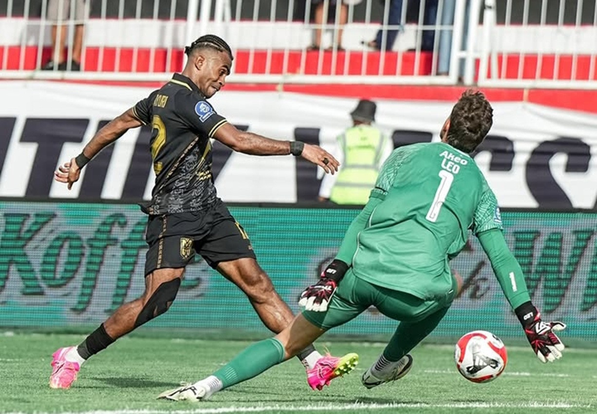 Ilustrasi pertandingan sepak bola