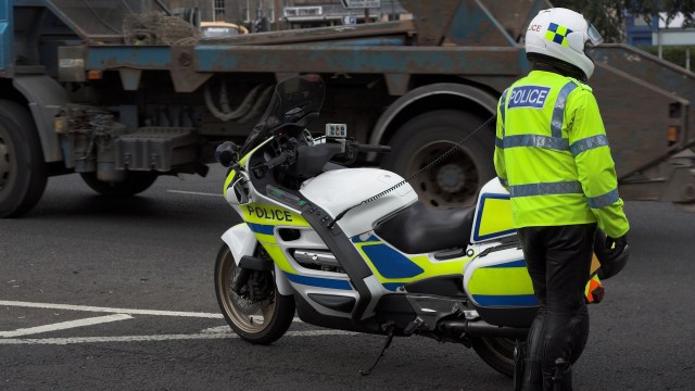 Authorities make shocking discovery after searching suspicious motorcyclist — here