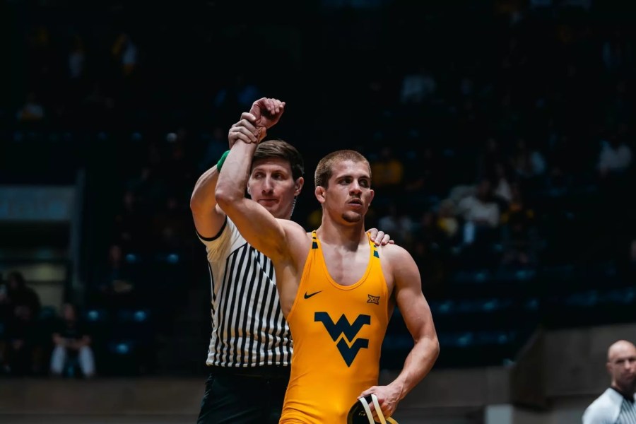 No. 19 WVU wrestling beats No. 23 Wyoming Saturday