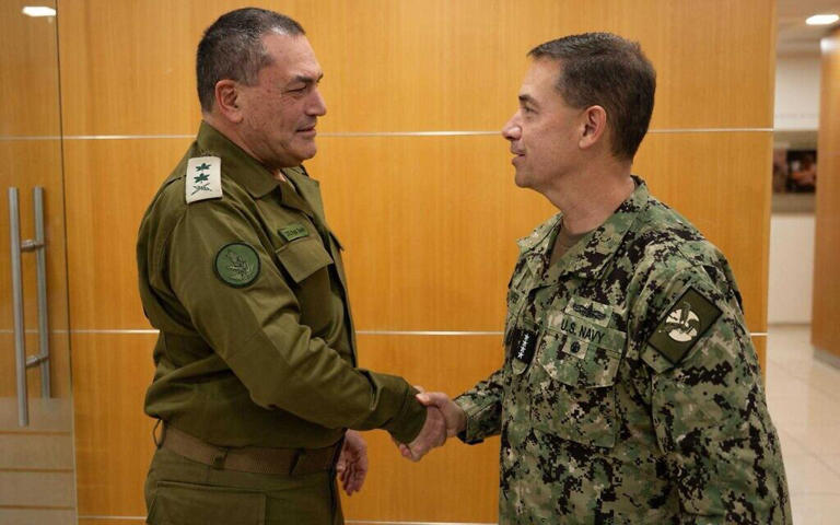 Centcom head was in Israel today, met IDF chief and other generals on