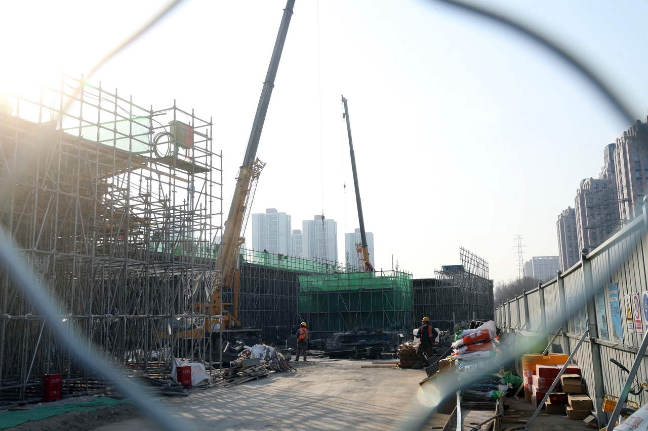 北京安立路快速化改造工程提速推进