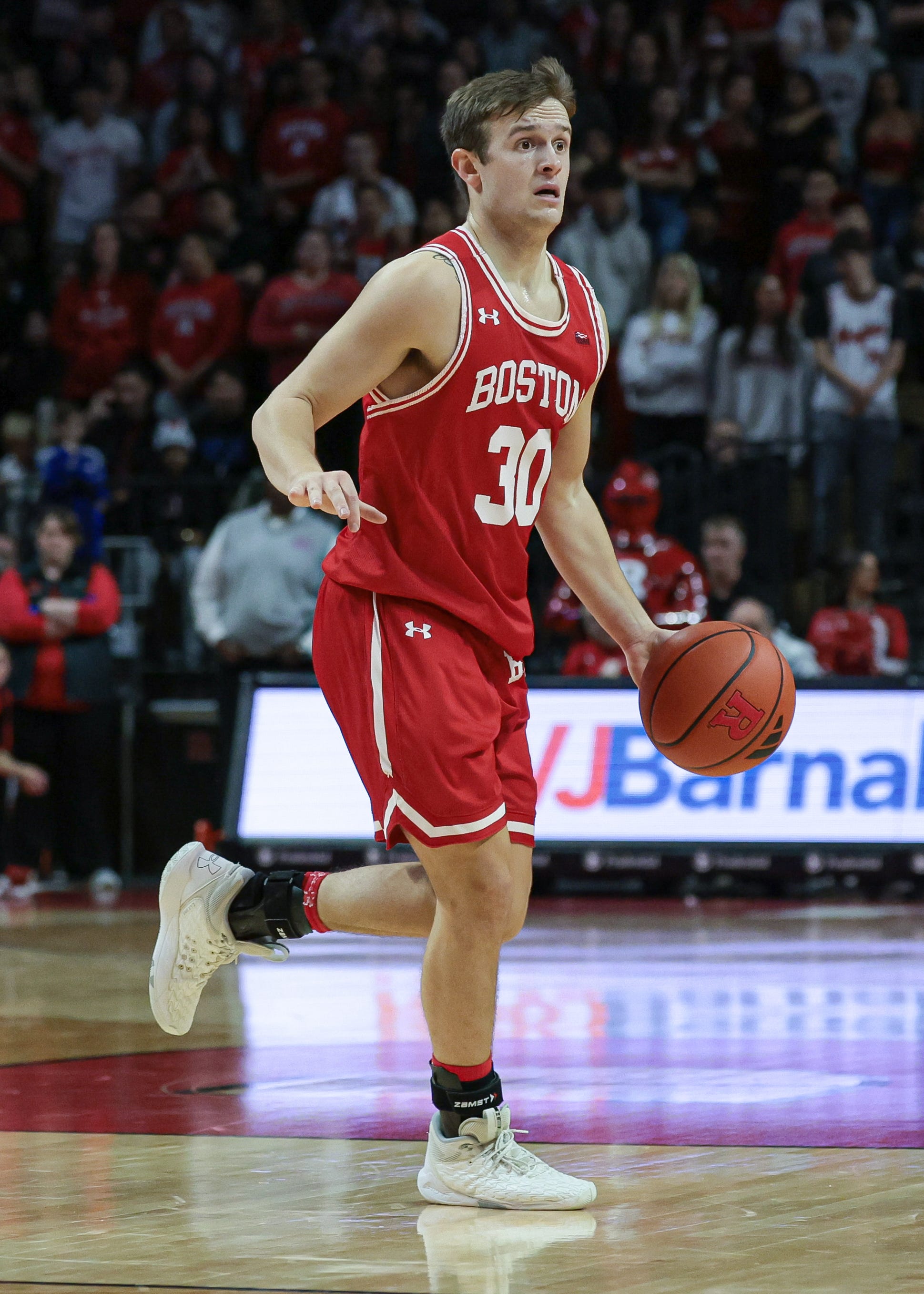 Rutgers basketball: Gavin Griffiths busts out in romp of Boston University