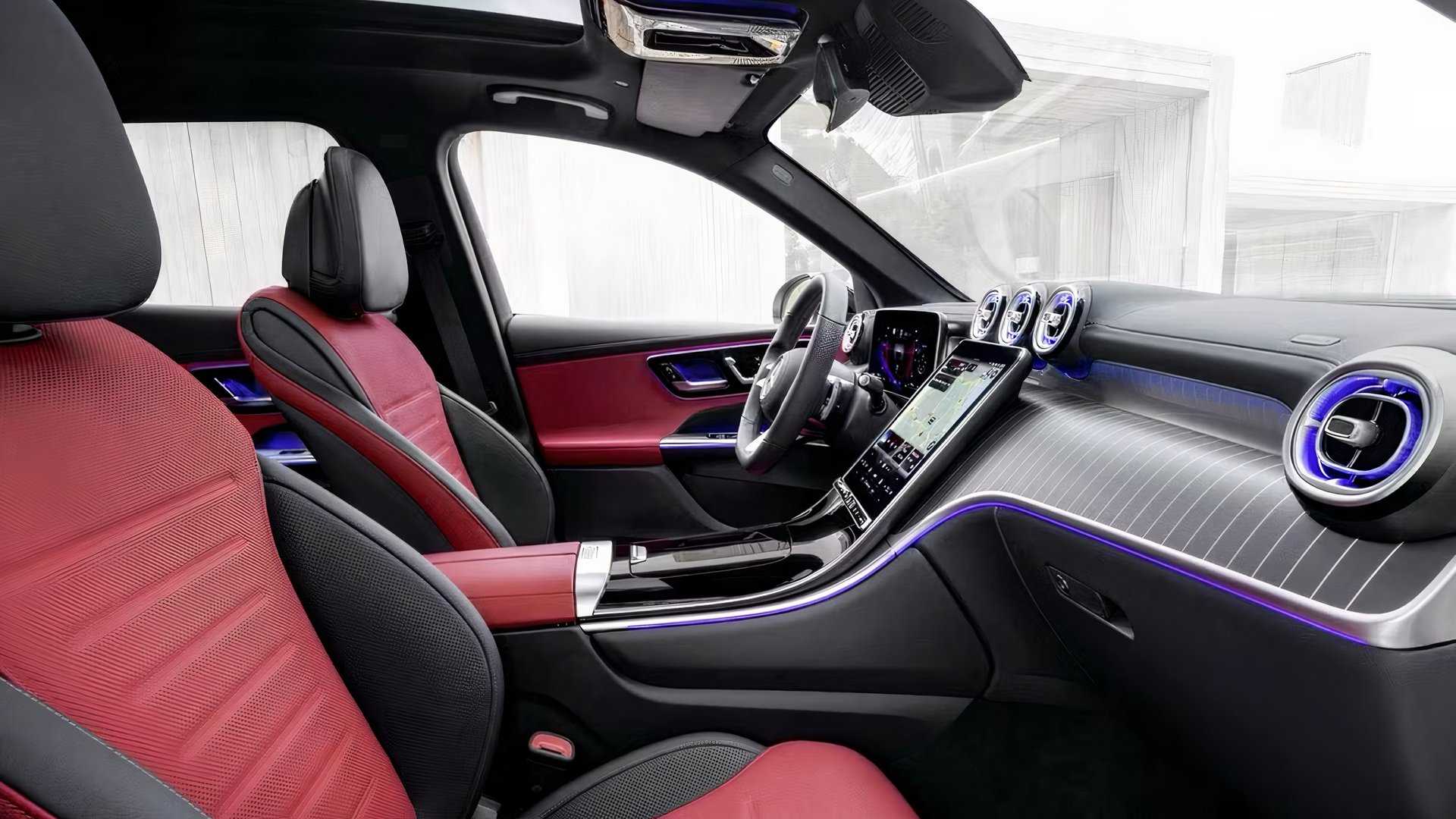 2026 Mercedes-Benz GLC-Class SUV interior showing front cabin