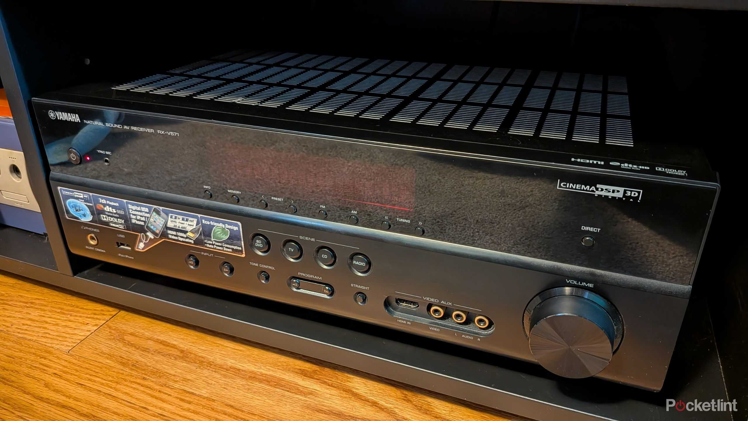 A Yamaha receiver from Goodwill auctions.