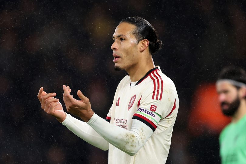 Liverpool captain Virgil van Dijk during the Premier League game against Bournemouth