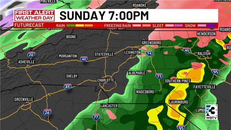 Ice accumulation is main threat for Carolinas amid winter storm ...