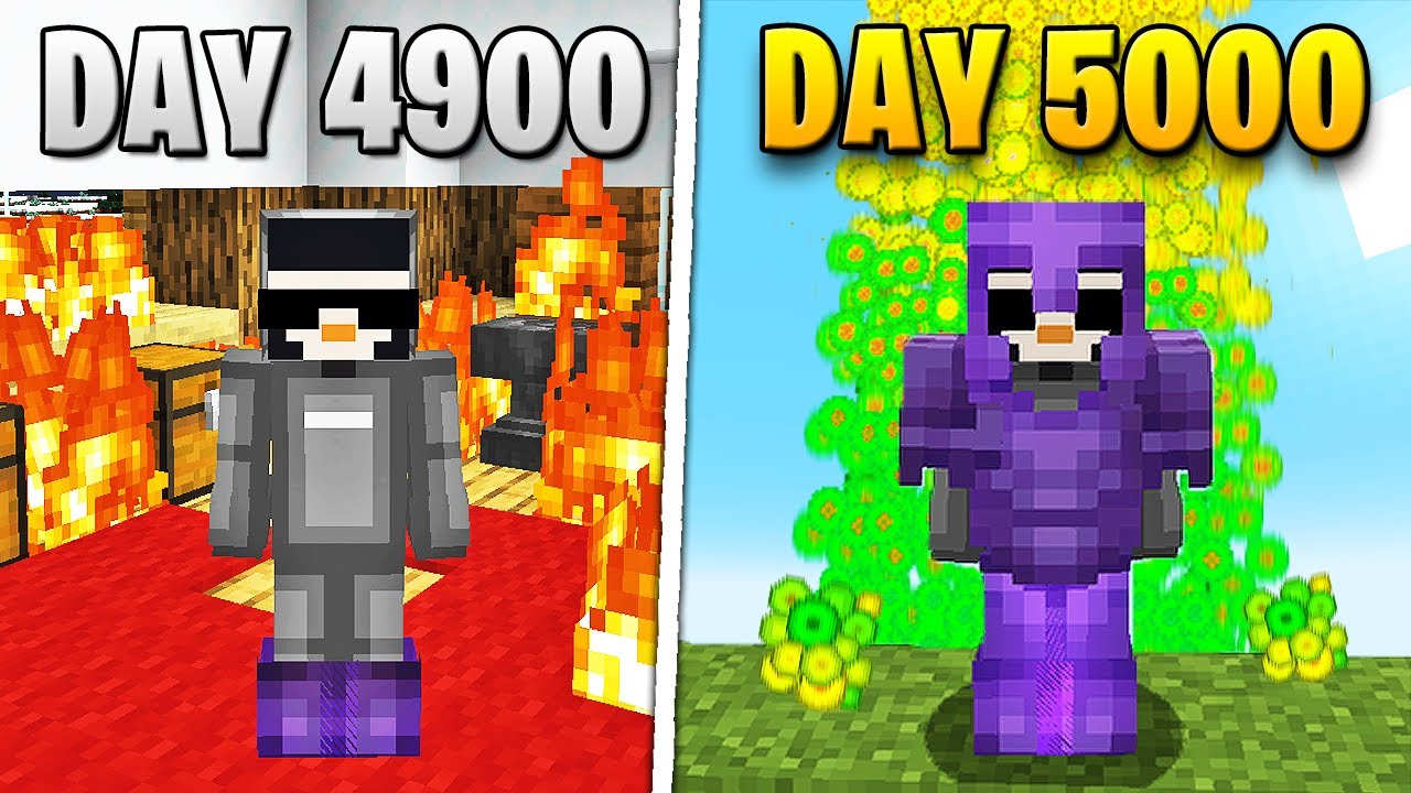 Witness the ultimate 5,000 day hardcore Minecraft survival marathon
